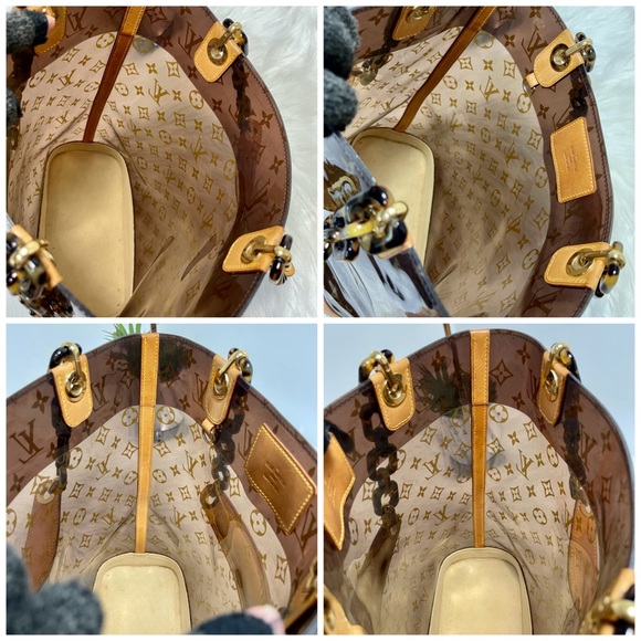 Sac Ambre Monogram MM Vinyl Tote Bag - Picture 11 of 16